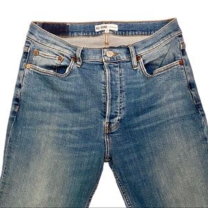 Re/done Comfort Stretch High Rise Ankle Crop